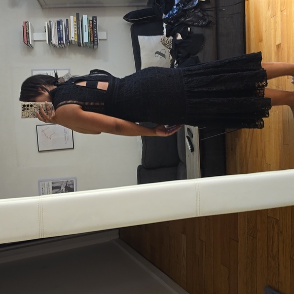Rebecca Taylor 0 Black Lace Dress new - Picture 3 of 8